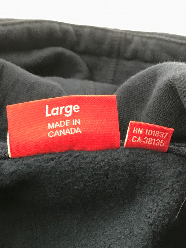 【中古品】【メンズ】 SUPREME シュプリーム 17AW ARABIC LOGO HOODED SWEATSHIRT アラビック ロゴ フーデッド スウェットシャツ パーカー トップス 149-260808-rt-09-tagh サイズ：L カラー：ネイビー 万代Net店