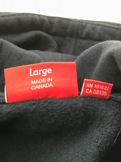 【中古品】【メンズ】 SUPREME シュプリーム 17AW ARABIC LOGO HOODED SWEATSHIRT アラビック ロゴ フーデッド スウェットシャツ パーカー トップス 149-260808-rt-09-tagh サイズ：L カラー：ネイビー 万代Net店