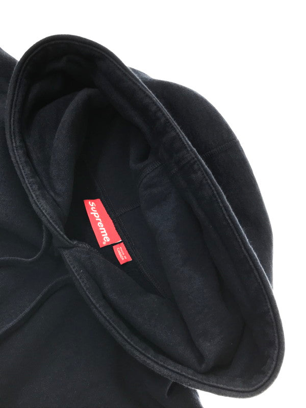 【中古品】【メンズ】 SUPREME シュプリーム 17AW ARABIC LOGO HOODED SWEATSHIRT アラビック ロゴ フーデッド スウェットシャツ パーカー トップス 149-260808-rt-09-tagh サイズ：L カラー：ネイビー 万代Net店