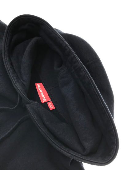 【中古品】【メンズ】 SUPREME シュプリーム 17AW ARABIC LOGO HOODED SWEATSHIRT アラビック ロゴ フーデッド スウェットシャツ パーカー トップス 149-260808-rt-09-tagh サイズ：L カラー：ネイビー 万代Net店