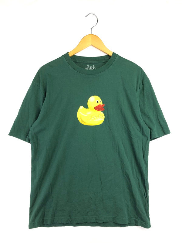 【中古品】【メンズ】 PALACE パレス 22AW DUCKY T-SHIRT GREEN ダッキープリント 半袖カットソー ストリート スケートスタイル 2022年秋冬モデル 142-260822-su-04-tagh サイズ：L カラー：グリーン 万代Net店