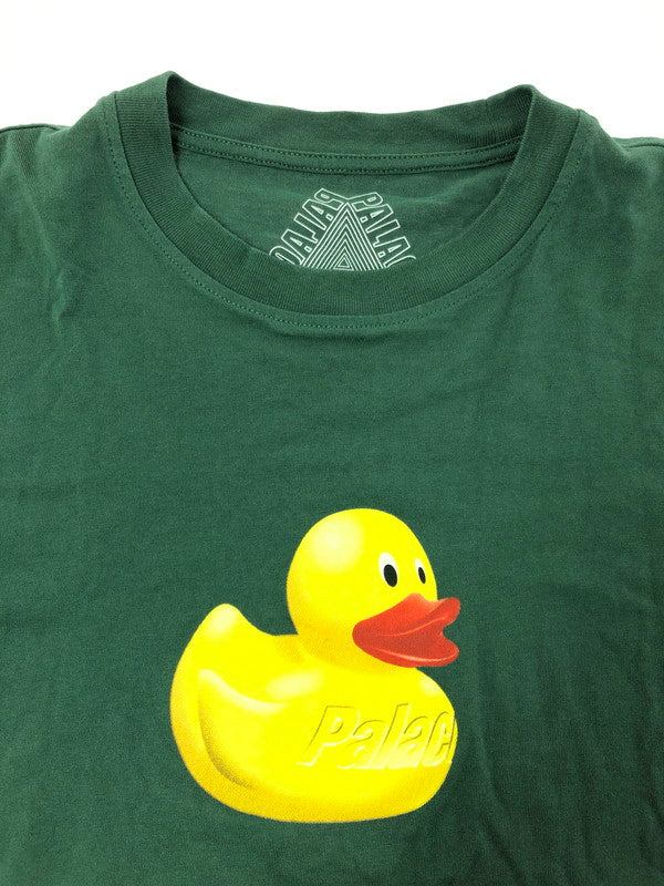 【中古品】【メンズ】 PALACE パレス 22AW DUCKY T-SHIRT GREEN ダッキープリント 半袖カットソー ストリート スケートスタイル 2022年秋冬モデル 142-260822-su-04-tagh サイズ：L カラー：グリーン 万代Net店