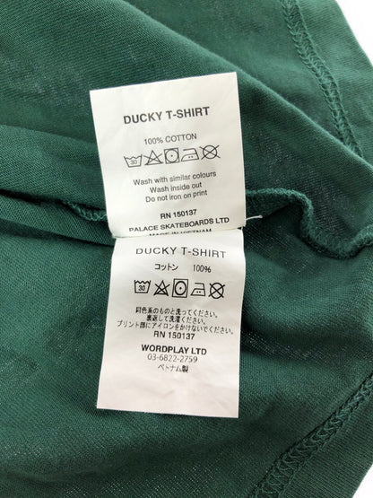 【中古品】【メンズ】 PALACE パレス 22AW DUCKY T-SHIRT GREEN ダッキープリント 半袖カットソー ストリート スケートスタイル 2022年秋冬モデル 142-260822-su-04-tagh サイズ：L カラー：グリーン 万代Net店