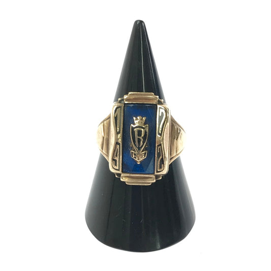 【中古品】【メンズ】 HERFF JONES ハーフジョーンズ COLLEGE RING カレッジリング 1972年製 HJ10K刻印 アクセサリー リング ヴィンテージ 192-260806-su-11-tagh カラー：ゴールド 万代Net店