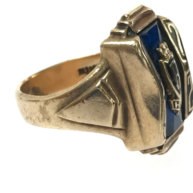 【中古品】【メンズ】 HERFF JONES ハーフジョーンズ COLLEGE RING カレッジリング 1972年製 HJ10K刻印 アクセサリー リング ヴィンテージ 192-260806-su-11-tagh カラー：ゴールド 万代Net店