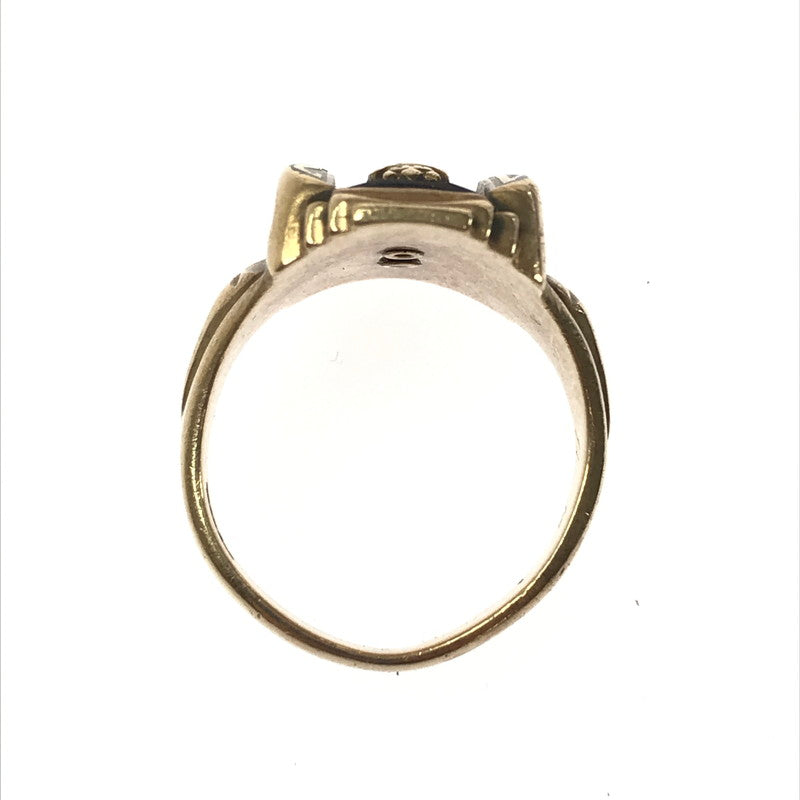 【中古品】【メンズ】 HERFF JONES ハーフジョーンズ COLLEGE RING カレッジリング 1972年製 HJ10K刻印 アクセサリー リング ヴィンテージ 192-260806-su-11-tagh カラー：ゴールド 万代Net店