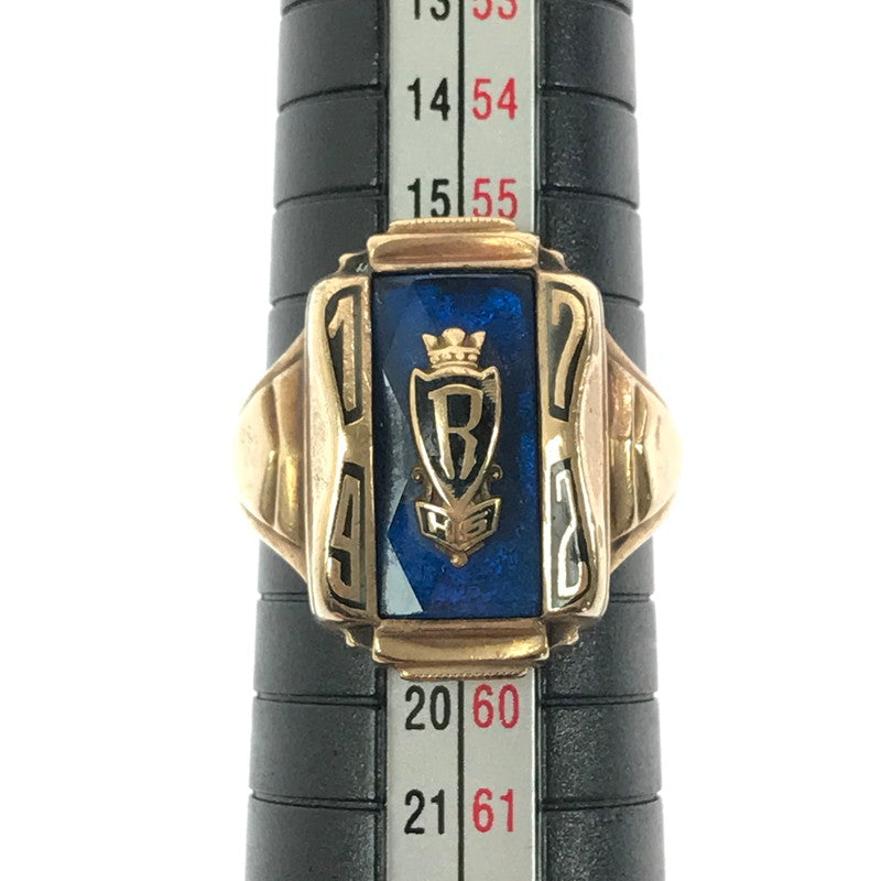 【中古品】【メンズ】 HERFF JONES ハーフジョーンズ COLLEGE RING カレッジリング 1972年製 HJ10K刻印 アクセサリー リング ヴィンテージ 192-260806-su-11-tagh カラー：ゴールド 万代Net店