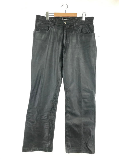 【中古品】【メンズ】 ＠-WISE エーワイズ BUFFALO LEATHER PANTS BLACK バッファロー レザー パンツ ボトムス 156-260808-rt-16-tagh サイズ：34 カラー：ブラック 万代Net店