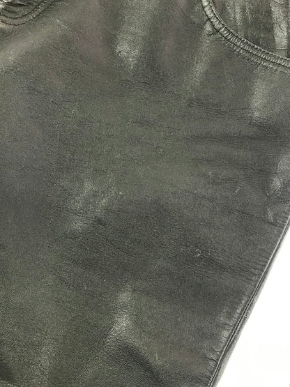 【中古品】【メンズ】 ＠-WISE エーワイズ BUFFALO LEATHER PANTS BLACK バッファロー レザー パンツ ボトムス 156-260808-rt-16-tagh サイズ：34 カラー：ブラック 万代Net店