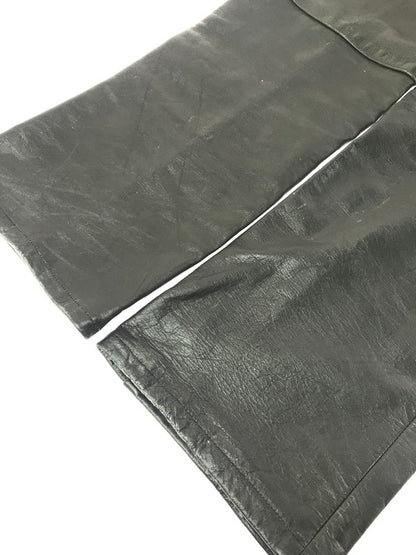 【中古品】【メンズ】 ＠-WISE エーワイズ BUFFALO LEATHER PANTS BLACK バッファロー レザー パンツ ボトムス 156-260808-rt-16-tagh サイズ：34 カラー：ブラック 万代Net店