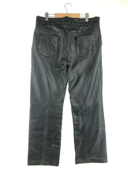 【中古品】【メンズ】 ＠-WISE エーワイズ BUFFALO LEATHER PANTS BLACK バッファロー レザー パンツ ボトムス 156-260808-rt-16-tagh サイズ：34 カラー：ブラック 万代Net店