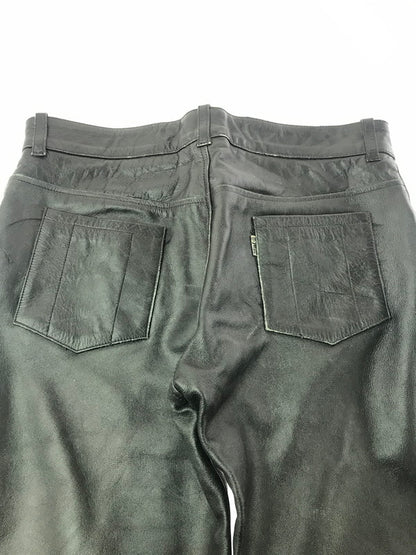 【中古品】【メンズ】 ＠-WISE エーワイズ BUFFALO LEATHER PANTS BLACK バッファロー レザー パンツ ボトムス 156-260808-rt-16-tagh サイズ：34 カラー：ブラック 万代Net店