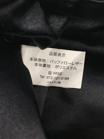 【中古品】【メンズ】 ＠-WISE エーワイズ BUFFALO LEATHER PANTS BLACK バッファロー レザー パンツ ボトムス 156-260808-rt-16-tagh サイズ：34 カラー：ブラック 万代Net店