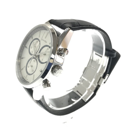 【中古品】【メンズ】 CALVIN KLEIN カルバンクライン FORMALITY CHRONOGRAPH WATCH フォーマリティ クロノグラフ ウォッチ K4M271 時計 198-260806-su-05-tagh カラー：ブラック 万代Net店