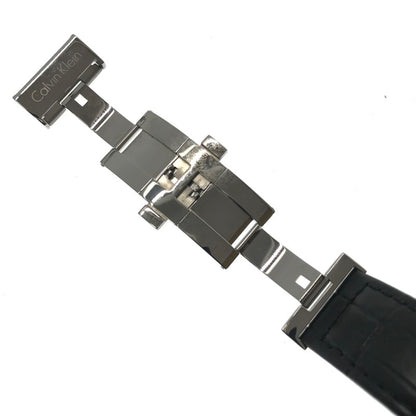 【中古品】【メンズ】 CALVIN KLEIN カルバンクライン FORMALITY CHRONOGRAPH WATCH フォーマリティ クロノグラフ ウォッチ K4M271 時計 198-260806-su-05-tagh カラー：ブラック 万代Net店