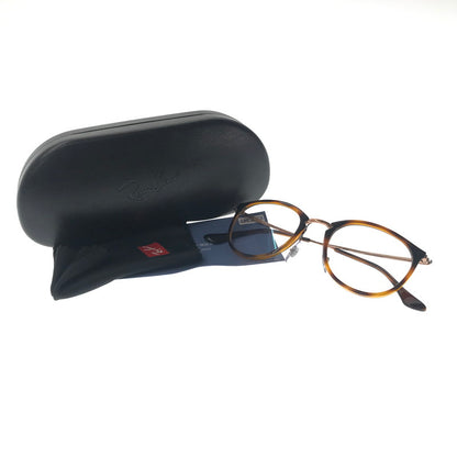 【中古品】【メンズ】 RAY-BAN レイバン OPTICS SUNGLASSES POLISH STRIPE HAVANA RB7140 オプティクス サングラス アイウェア アクセサリー 203-260808-rt-24-tagh サイズ：49ロ20 150 カラー：ブラウン系 万代Net店