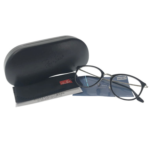 【中古品】【メンズ】 RAY-BAN レイバン SUNGLASSES BLACK ON CRYSTAL SILVER RB7140 サングラス アイウェア アクセサリー 203-260808-rt-25-tagh サイズ：51ロ20 150 カラー：ブラック 万代Net店