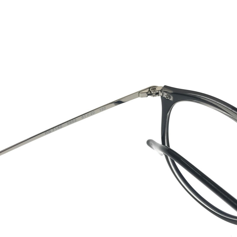 【中古品】【メンズ】 RAY-BAN レイバン SUNGLASSES BLACK ON CRYSTAL SILVER RB7140 サングラス アイウェア アクセサリー 203-260808-rt-25-tagh サイズ：51ロ20 150 カラー：ブラック 万代Net店