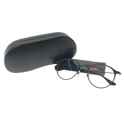 【中古品】【メンズ】 RAY-BAN レイバン OPTICS SUNGLASSES MATTE BLACK RB6378 オプティクス サングラス アイウェア アクセサリー 203-260808-rt-23-tagh サイズ：51ロ21 145 カラー：ブラック 万代Net店