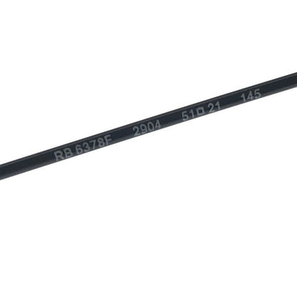 【中古品】【メンズ】 RAY-BAN レイバン OPTICS SUNGLASSES MATTE BLACK RB6378 オプティクス サングラス アイウェア アクセサリー 203-260808-rt-23-tagh サイズ：51ロ21 145 カラー：ブラック 万代Net店