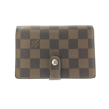 【中古品】【メンズ】 LOUIS VUITTON ルイ・ヴィトン LUTFEUILLE VIENNOIS DAMIER EBENE N61674 ルトフォイユヴィエノワ ダミエエベヌ 財布 181-260809-rt-15-tagh カラー：ブラウン 万代Net店