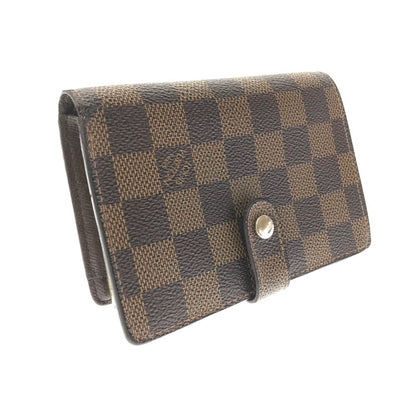 【中古品】【メンズ】 LOUIS VUITTON ルイ・ヴィトン LUTFEUILLE VIENNOIS DAMIER EBENE N61674 ルトフォイユヴィエノワ ダミエエベヌ 財布 181-260809-rt-15-tagh カラー：ブラウン 万代Net店