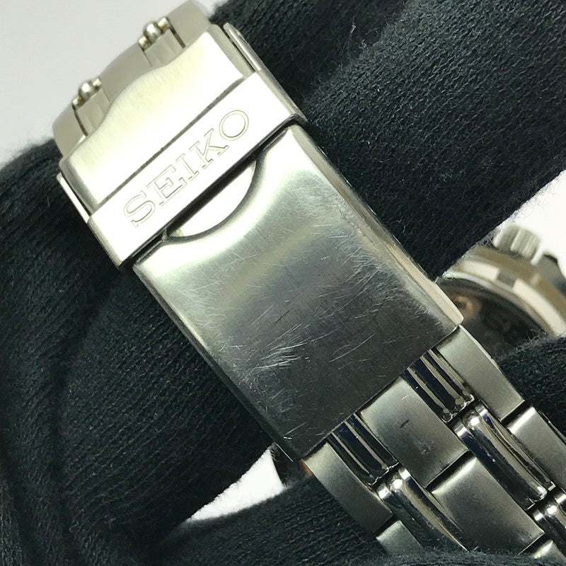 【中古品】【メンズ】 SEIKO 5 SPORTS セイコー ファイブ スポーツ AUTOMATIC WINDING WRISTWATCH 7S26-01G0 オートマチック ワインディング リストウォッチ 時計 197-260812-rt-20-tagh カラー：シルバー 万代Net店