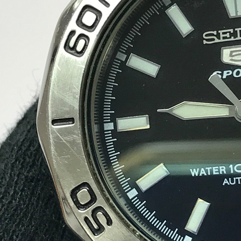 【中古品】【メンズ】 SEIKO 5 SPORTS セイコー ファイブ スポーツ AUTOMATIC WINDING WRISTWATCH 7S26-01G0 オートマチック ワインディング リストウォッチ 時計 197-260812-rt-20-tagh カラー：シルバー 万代Net店