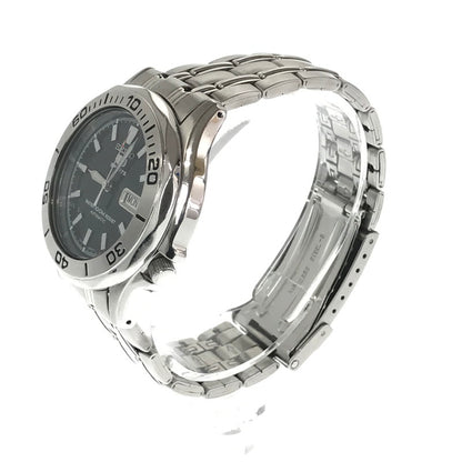 【中古品】【メンズ】 SEIKO 5 SPORTS セイコー ファイブ スポーツ AUTOMATIC WINDING WRISTWATCH 7S26-01G0 オートマチック ワインディング リストウォッチ 時計 197-260812-rt-20-tagh カラー：シルバー 万代Net店