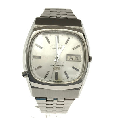 【中古品】【メンズ】 CITIZEN シチズン 7800-870034Y COSMOTRON SPECIAL ELECTRONIC WATCH アナログ クォーツ 腕時計 197-260812-rt-13-tagh カラー：シルバー 万代Net店