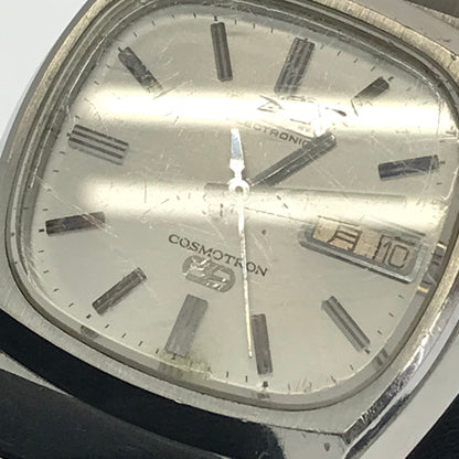 【中古品】【メンズ】 CITIZEN シチズン 7800-870034Y COSMOTRON SPECIAL ELECTRONIC WATCH アナログ クォーツ 腕時計 197-260812-rt-13-tagh カラー：シルバー 万代Net店