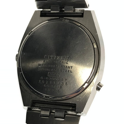 【中古品】【メンズ】 CITIZEN シチズン 7800-870034Y COSMOTRON SPECIAL ELECTRONIC WATCH アナログ クォーツ 腕時計 197-260812-rt-13-tagh カラー：シルバー 万代Net店