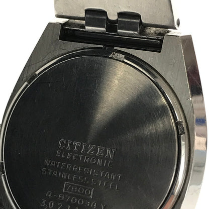 【中古品】【メンズ】 CITIZEN シチズン 7800-870034Y COSMOTRON SPECIAL ELECTRONIC WATCH アナログ クォーツ 腕時計 197-260812-rt-13-tagh カラー：シルバー 万代Net店