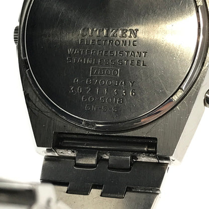 【中古品】【メンズ】 CITIZEN シチズン 7800-870034Y COSMOTRON SPECIAL ELECTRONIC WATCH アナログ クォーツ 腕時計 197-260812-rt-13-tagh カラー：シルバー 万代Net店