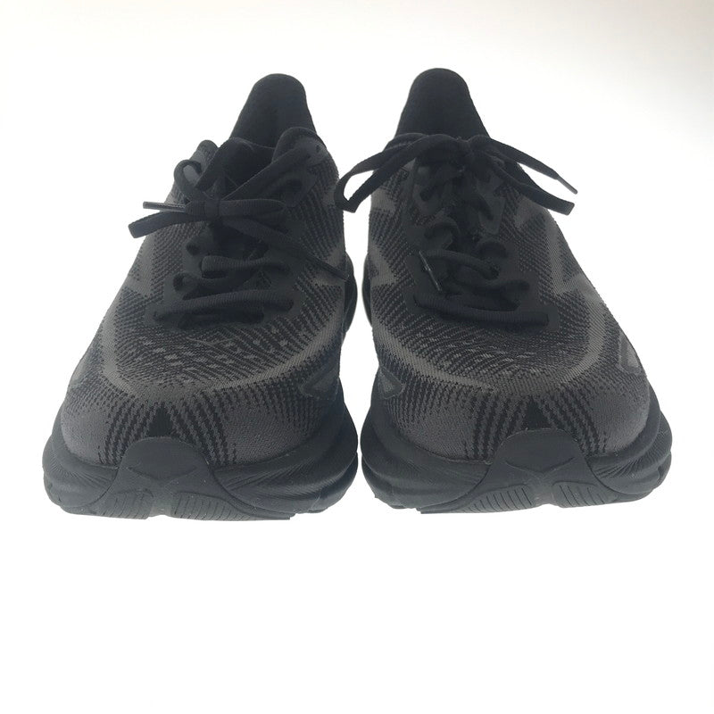 【中古品】【メンズ】 HOKA ホカ BBLC CLIFTON 9 WIDE 1132210 クリフトン ナイン ワイド スニーカー 靴 162-260805-rt-24-tagh サイズ：26.5cm US8.5 カラー：ブラック 万代Net店