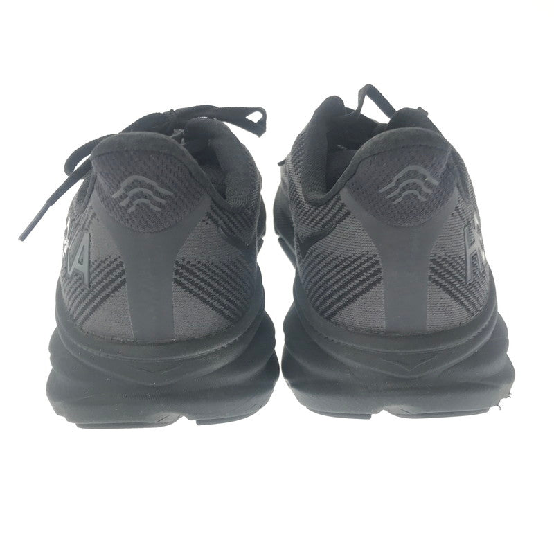 【中古品】【メンズ】 HOKA ホカ BBLC CLIFTON 9 WIDE 1132210 クリフトン ナイン ワイド スニーカー 靴 162-260805-rt-24-tagh サイズ：26.5cm US8.5 カラー：ブラック 万代Net店