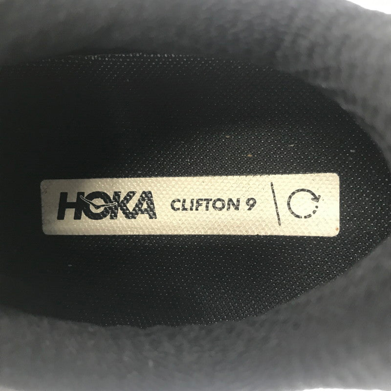 【中古品】【メンズ】 HOKA ホカ BBLC CLIFTON 9 WIDE 1132210 クリフトン ナイン ワイド スニーカー 靴 162-260805-rt-24-tagh サイズ：26.5cm US8.5 カラー：ブラック 万代Net店