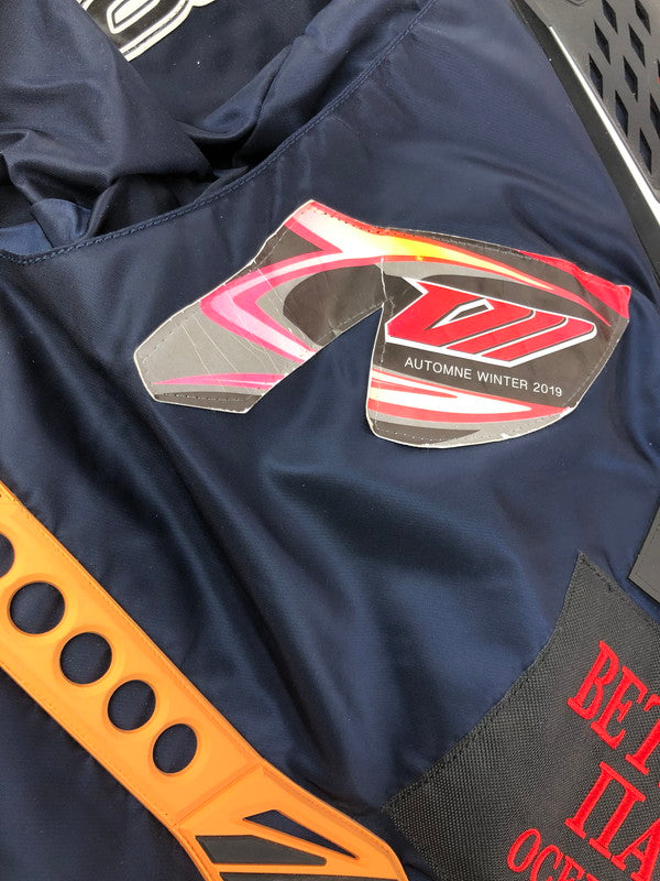 【中古品】【メンズ】 VETEMENTS ヴェトモン × ALPHA INDUSTRIES アルファ コラボ 19AW RACING JACKET 19年 秋冬 レーシング ジャケット アウター 141-260809-rt-04-tagh サイズ：S カラー：マルチカラー 万代Net店