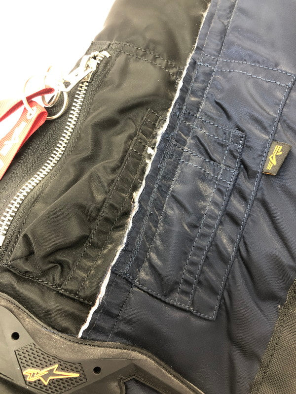 【中古品】【メンズ】 VETEMENTS ヴェトモン × ALPHA INDUSTRIES アルファ コラボ 19AW RACING JACKET 19年 秋冬 レーシング ジャケット アウター 141-260809-rt-04-tagh サイズ：S カラー：マルチカラー 万代Net店
