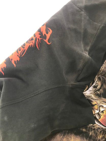 【中古品】【メンズ】 VETEMENTS ヴェトモン 16AW SKUL LAYERED T-SHIRTS DRESS レイヤード Tシャツ ドレス トップス 141-260808-rt-11-tagh サイズ：9 カラー：ブラック 万代Net店