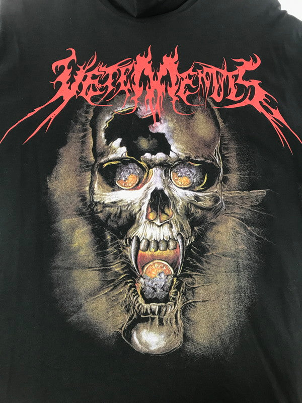【中古品】【メンズ】 VETEMENTS ヴェトモン 16AW SKUL LAYERED T-SHIRTS DRESS レイヤード Tシャツ ドレス トップス 141-260808-rt-11-tagh サイズ：9 カラー：ブラック 万代Net店