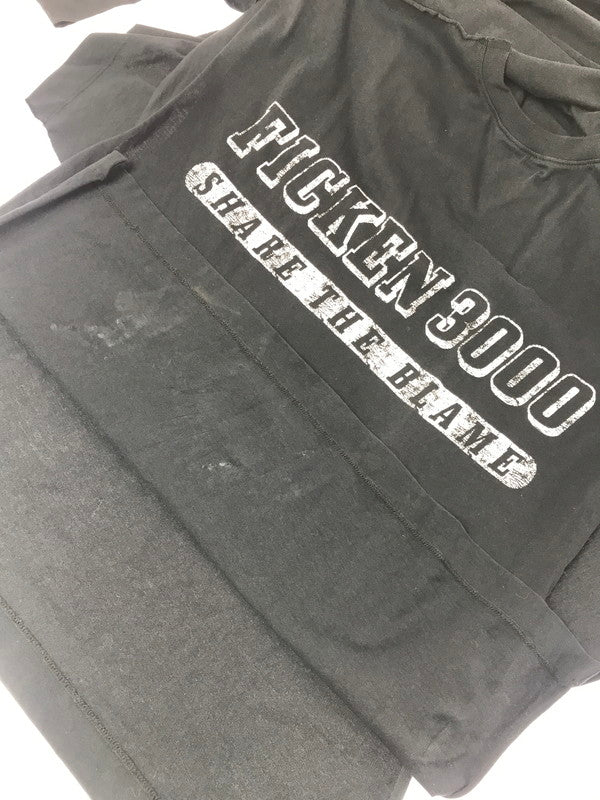 【中古品】【メンズ】 VETEMENTS ヴェトモン 16AW SKUL LAYERED T-SHIRTS DRESS レイヤード Tシャツ ドレス トップス 141-260808-rt-11-tagh サイズ：9 カラー：ブラック 万代Net店