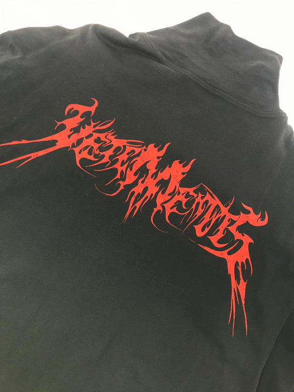【中古品】【メンズ】 VETEMENTS ヴェトモン 16AW SKUL LAYERED T-SHIRTS DRESS レイヤード Tシャツ ドレス トップス 141-260808-rt-11-tagh サイズ：9 カラー：ブラック 万代Net店