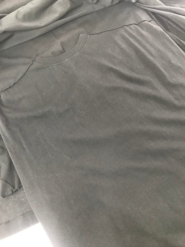 【中古品】【メンズ】 VETEMENTS ヴェトモン 16AW SKUL LAYERED T-SHIRTS DRESS レイヤード Tシャツ ドレス トップス 141-260808-rt-11-tagh サイズ：9 カラー：ブラック 万代Net店
