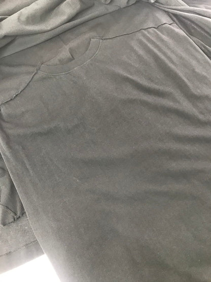 【中古品】【メンズ】 VETEMENTS ヴェトモン 16AW SKUL LAYERED T-SHIRTS DRESS レイヤード Tシャツ ドレス トップス 141-260808-rt-11-tagh サイズ：9 カラー：ブラック 万代Net店