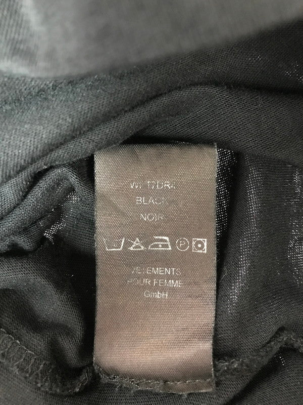 【中古品】【メンズ】 VETEMENTS ヴェトモン 16AW SKUL LAYERED T-SHIRTS DRESS レイヤード Tシャツ ドレス トップス 141-260808-rt-11-tagh サイズ：9 カラー：ブラック 万代Net店