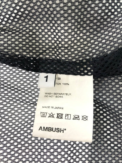 【中古品】【メンズ】 AMBUSH アンブッシュ NYLON HOODIE CAOT AMBOT-129 ナイロン フーデッド コート アウター 142-260809-rt-10-tagh サイズ：1 カラー：ホワイト 万代Net店