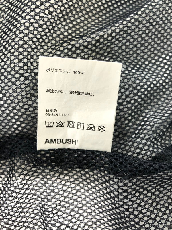 【中古品】【メンズ】 AMBUSH アンブッシュ NYLON HOODIE CAOT AMBOT-129 ナイロン フーデッド コート アウター 142-260809-rt-10-tagh サイズ：1 カラー：ホワイト 万代Net店