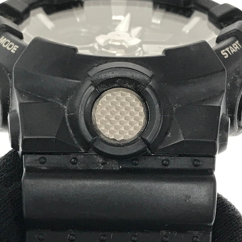 【中古品】【メンズ】 G-SHOCK ジーショック GA-700 SERIES GA-710-1AJF ANALOG-DIGITAL WATCH アナログ デジタル クォーツ 時計 196-260812-rt-12-tagh カラー：ブラック 万代Net店