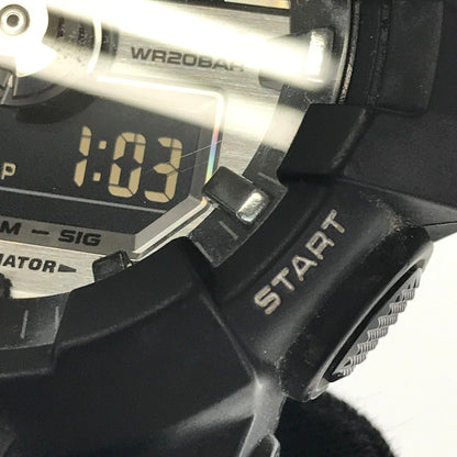 【中古品】【メンズ】 G-SHOCK ジーショック GA-700 SERIES GA-710-1AJF ANALOG-DIGITAL WATCH アナログ デジタル クォーツ 時計 196-260812-rt-12-tagh カラー：ブラック 万代Net店